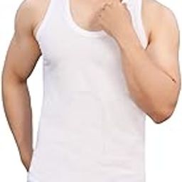 Men White Color with Pockect Vest for Men-14
