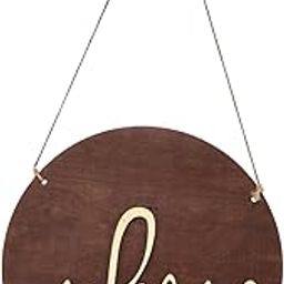 RORPOIR Welcome Hanging Sign for Home and Shop Decor Rustic Welcome Tag for Door Wall for Family and Friends Indoor and Outdoor Use-image-57