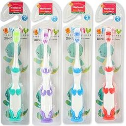 Morisons Baby Dreams Shiny Dino Kids Toothbrush - Pack of 4-image-28
