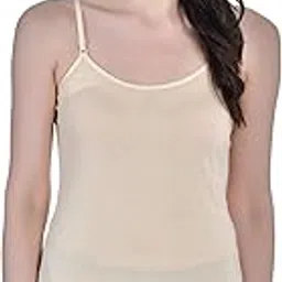aimly Women's Cotton Sleeveless Adjustable Strap Spaghetti - Pack of 1-picture-15