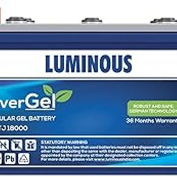 Luminous InverGel IGSTJ 18000 150 Ah Gel Tubular Battery for Home, Office & Shops-image-61