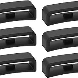 28mm Width Band Keeper Compatible with Garmin Vivoactive HR/Forerunner 910XT Fastener Loops Replacement Band Holder Compatible with Fitbit Surge Bands, 6 Pack-image-20