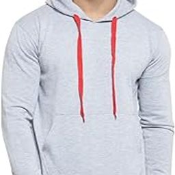 Men's Solid Cotton Hoodies for Men Sweatshirt for Men Stylish Hooded Sweatshirt for Men Without Zip Stylish Winter Wear with Hood and Pockets-image-57