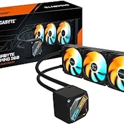 GIGABYTE GME 360 AIO Liquid CPU Cooler | 360mm Radiator | Triple ARGB Fans | Silent High-Performance Cooling | Intel & AMD Compatible | Anti-Leak Design | Black Edition-11