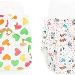 Zingle Leakage-Proof Advanced Cloth Diapers for Babies, High Absorbent Cotton 2 Reusable Diaper and 2 Insert Pad, Washable Cloth Diaper, 0-3 Years, (5-18kg), Freesize, Adjustable, Reduces Rash-image-26
