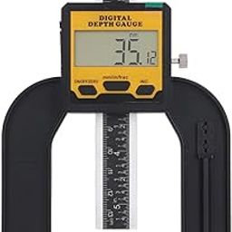 Woodworking Depth Ruler, Digital Depth Gauge, 0 to 80mm Multifunctional Digital Depth Caliper, Woodworking Depth Measuring Ruler-image-55