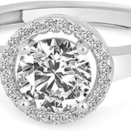 925 Silver Zircon Sunshine Ring, Adjustable | Gifts for Girlfriend, Gifts for Women and Girls | With Certificate of Authenticity and 925 Stamp | 6 Month Warranty*-image-62