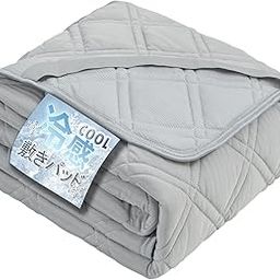 King Q-max 0.45 Bed Pad, Cooling Pad, For Summer, Cold Fabric & Waffle Fabric, Can Be Used On Both Sides, TEIJIN Mighty Top II Padding: Antibacterial, Odor Resistant, Anti-Mite Resistant, Reversible,-7