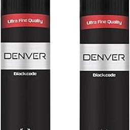 DENVER Black Code Talcum Powder 300GM Each - (Pack of 2) | Scented Talc for Men-52
