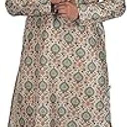 Men's Cotton Blend Regular Fit Casual Regular Printed Long Kurta Suitable for All Indian Wedding, Occasions, and Festivals-image-113