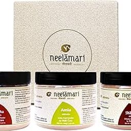 Neelamari Amla Reetha Shikakai Combo Pack for Healthy Hair (300g Pack of 3)-34