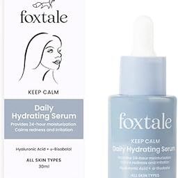 FoxTale Hyaluronic Acid Serum For Plump,Glowing Skin With Vitamin B5,Betaine|Intense 24-Hour Hydration,Brightening|Reduction In Fine Lines&Inflammation|For Dry,Sensitive Skin|Men&Women - 30 Ml-8