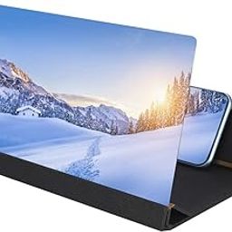Phone Screen Magnifier,Portable Folding HD Acrylic Lens 3D Phone Screen Magnifier,Blue Light Video Magnifier Bracket Amplifier for Smart Phones-image-46
