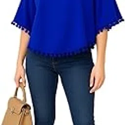 tnq Women's Long Length Poncho || Poncho Shrug Top For Women And Girl-picture-9