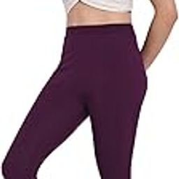Women Ankle Length | Leggings 220 GSM | 4-Way Lycra Blend for Comfort and Flexibility | Belted Mid-Waist Design-image-40