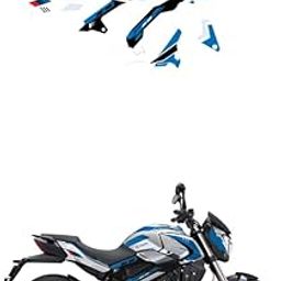 Grayfixx Full Body Sticker for Dominar 400/250 | Made in Premium Gloss Vinyl with FPF (Fade Protection Film), Waterproof, Precut Sticker, Pack of 1 Both Side-image-41