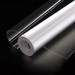 WALLFLY-India Clear Solid Wall Protective Film, Transparent Static Cling PVC Stickers For Kitchen & Office From Bin, Chair Back, Furniture, Door, Household Cupboard Covering Sheet Film 2 Ft X 6.6 Ft-22