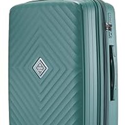 Antwerp Hard-Sided Polypropylene Check-in Luggage 24 inch | 65cm TSA Lock 8 Wheels & Expander Medium Trolley Bag for Travel | Suitcase (Dark Green)-8