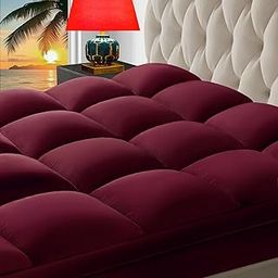 CHOKIT King Mattress Topper, Extra Thick Pillow Top Mattress Pad for Back Pain Relief, Cooling Bed Topper Mattress Cover with 8-21 Inch Deep Pocket-picture-19