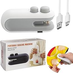 FunBlast Portable Mini Sealing Machine, Handheld Packet Sealer for Food, Snacks, Chips, Fresh Storage, Plastic Bags Sealing Machine-image-8