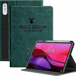 ProElite Case Cover for Lenovo Yoga Tab Plus 12.7 inch 2025 Case, Deer Flip case Cover for Lenovo Yoga Tab Plus 12.7 inch 2025 Case with Pen Holder [Auto Sleep Wake Feature], Dark Green-image-20