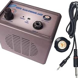 Veena/Violin Pickup & Small Mini Amplifier Combo By Supreme Musicals With Cable, Black-image-4