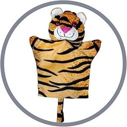 VARUSH Wild Animals & Birds Storytelling Hand Puppets/Hand Puppets for Kid's Learning Playing (Tiger)-picture-18