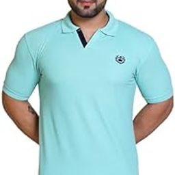 Summer Casual Wear Breathable Fabric Half Sleeve Solid Polo T-Shirt for Men-image-37