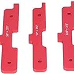Setup Bars, Gauge Block Set Anti Corrosion Durable Wear Resistant Low Density Aluminum Alloy Light for Outdoor for Metal Red-picture-11