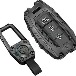 STYLENFLAUNT® Premium Luxury Waterproof New Transformer Series Soft Silicon Car Key Shell with Keychain & Full Protection 3 Button Metal Car Key Cover for Hyundai ( Aura, Exter, i20, Venue, Creta )-image-94