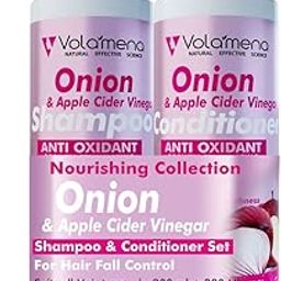 Volamena Onion & Apple Cider Vinegar Hair Fall Control Shampoo and Conditioner (Set of 2)-9