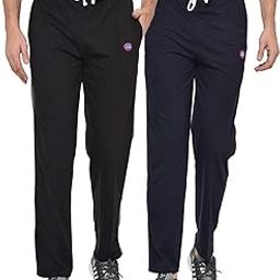 Cotton Blend Regular Fit Men Pajamas(Pack of 2-MACK632083)-image-63