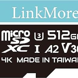 LinkMore 512GB Lite Micro SD Card, A2, UHS-I, U3, V30, Class 10 Compatible, Max Sequential Read up to 100MB/s, Max Sequential Write up to 85MB/s, SD Adapter Included-11
