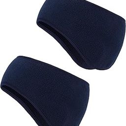 2 Pieces Ear Warmer Headbands Fleece Winter Headbands for Adult Kids Winter Using-image-78