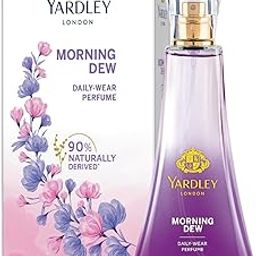 Yardley London Morning Dew Perfume| Fresh Floral Scent| 90% Naturally Derived| Lilly Of Valley & Frangipani| Perfume For Women| 50Ml - Spray-image-37