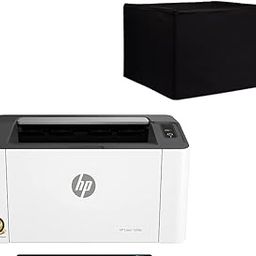 Printer Dust Cover Case Compatible with HP Laserjet 1008a/1008w Monochrome Printer - Black-image-69