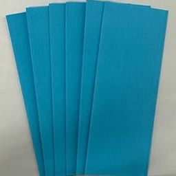 ProKart Flower Making Duplex Wrinkled Stretchable Crepe Paper for DIY Flower Making and Wrapping (Pack of 6 Sheets) (Sky Blue)-image-20