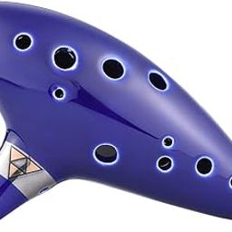 amiciSound 12 Hole Ocarina Alto C Key Flute Folk Musical Instrument with Ceramic Hand Shaped Mount and Music Sheet(Ocarina for Beginners)-image-78