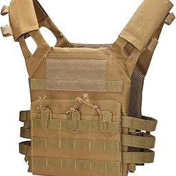Mens Gaming Vest Tactical Vest Multiple Pouches Combat Training Vest Khaki-picture-36