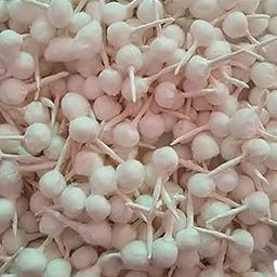 Pure Cotton Round Wicks Diya Batti/Phool Batti for Pooja Aarti White Color (Pack of 200)-image-61