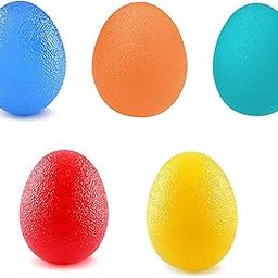 5Pcs Hand Therapy ger Exercise Grip Ball Sha Strength Trainer Squeeze Str Relieve-picture-10
