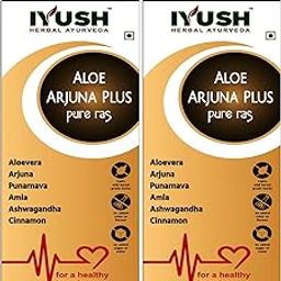 IYUSH Herbal Ayurveda Aloe Arjuna Juice | Cardiac Care Juice for Healthy Heart| Cholesterol Care Juice for Heart Wellness | Aloe Arjun Juice | (pack of 2, 500ml each)-21