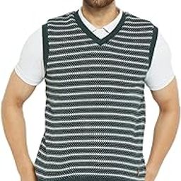 Stardust Men Sleeveless Regular Fit Reversible Sweater-image-30