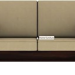 Wooden Sofa Set for Living Room and Office Two Seater (2 Seater, Walnut Finish) 2-Person Sofa-image-87