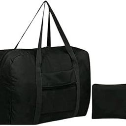 Flywind Large Casual Travel Bags Clothes Luggage Storage organizer Collation puch Cases Suitcase Accessories Supplies Item Stuff Product 15 Cms Duffle Bag for Womens & Giirls (Black)-20