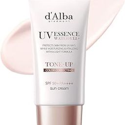 d'alba Piedmont Italian White Truffle Waterfull Tone-Up Sunscreen, Vegan Skincare, Tinted Moisturizer With Spf 50+ Pa++++, Glowy Sunscreen For Sensitive Skin-23
