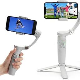 ZODUCT 3 Axis Gimbal Stabilizer for Smartphone with Mini Tripod | Wide Angle Handheld Vlogging Gimbal with 4 Creative Operation Modes for Android & iOS-1