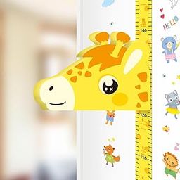 PATPAT® Height Growth Chart for Kids Room 70-180cm Height Ruler with Magnetic Cartoon Giraffe Marker Height Growth Chart Kids Room Decor-picture-26