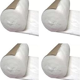 Premium 100% Pure Cotton Wool Rolls For For Cometic & Skincare Use| Baby Care| Soft Cotton for cleaning Wound's | Art & Craft's | Medical Use |Beauty Care | Makeup Remover | First Aid | Facial Cleaning | Multipurpose Use Soft Absorbent & Hypoallergenic pack Of 4-6