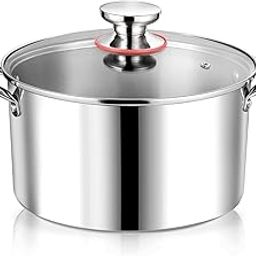P&P CHEF Tri-Ply Stainless Steel Stockpot 4QT-image-5